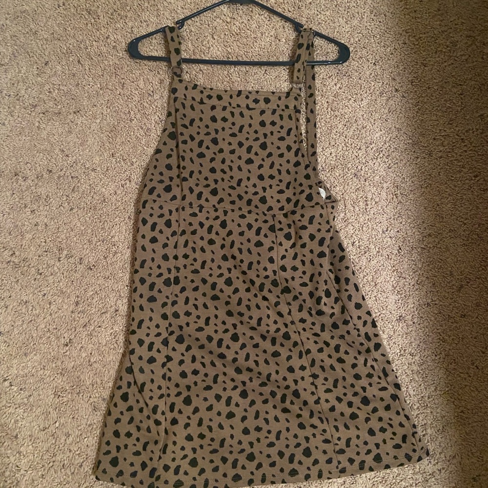 Cheetah overall dress